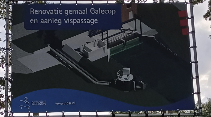 DVE Automatisering spandoek Galecop Vispassage